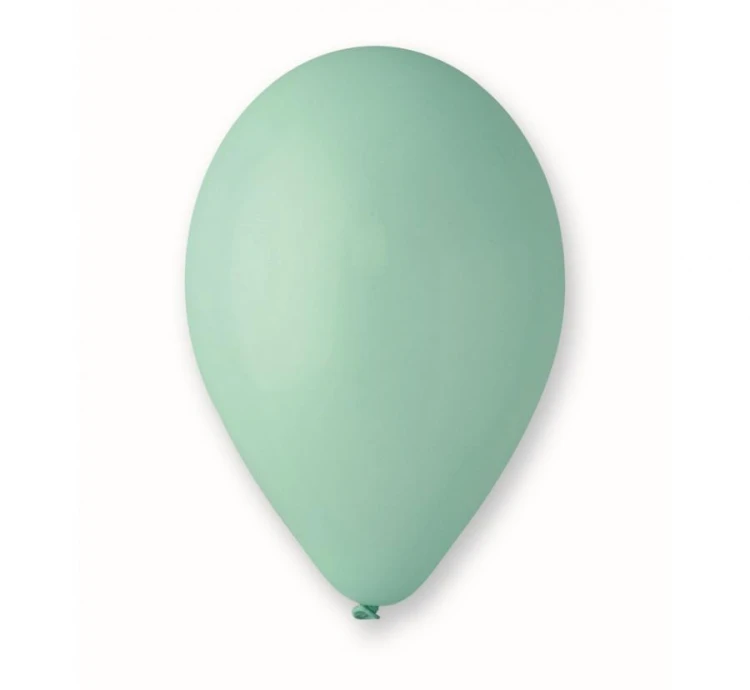 Balony G90 pastel 10" - turkusowo-zielone 50/ 100 szt (macaron)