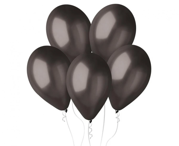 Balony GM120 metal 13" - czarne 65 / 50 szt.