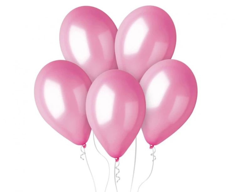 Balony GM120 metal 13" - różowe 33 / 50 szt.