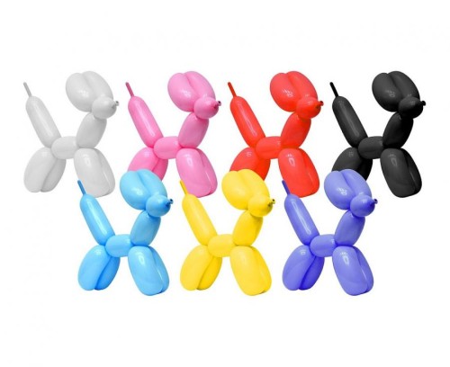 Balony D4 - Rurki włoskie Twister Mix / 100 szt.