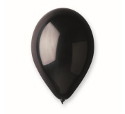 Balony A80 pastel 9" - czarne 14/ 100 szt.