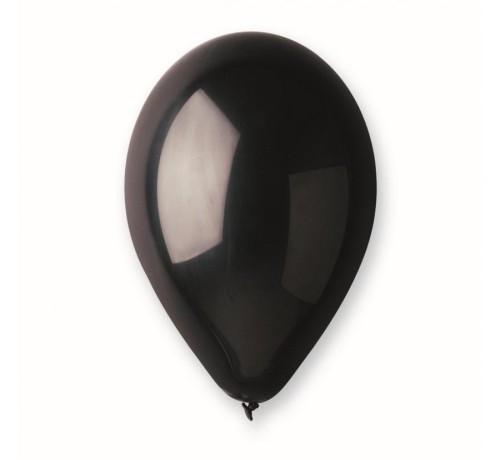 Balony A80 pastel 9" - czarne 14/ 100 szt.