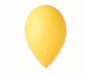 Balony A80 pastel 9" - żółte 02/ 100 szt.