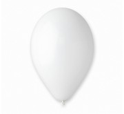 Balony A80 pastel 9" - białe 01/ 100 szt.