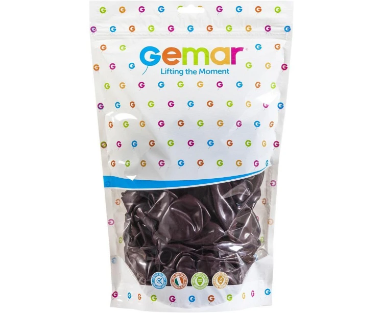 Balony Gemar 13", pastel bordowe, 50szt.