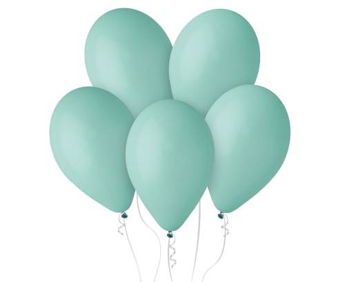 Balony Gemar 13", pastel miętowe Tiffany, 50szt.