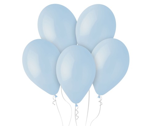 Balony Gemar 13", pastel pudrowy błękitny, 50szt.