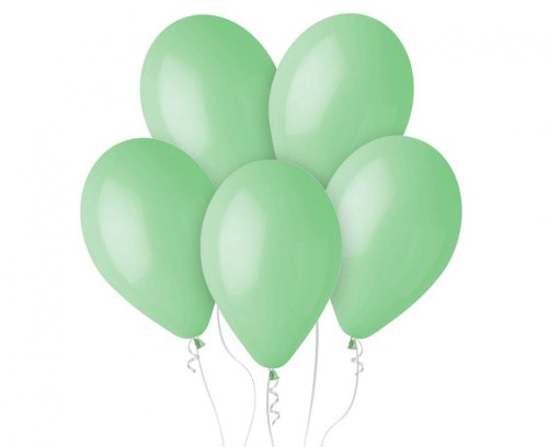 Balony G120 pastel 13" - zielone miętowe 77/ 50 szt. (macaron)