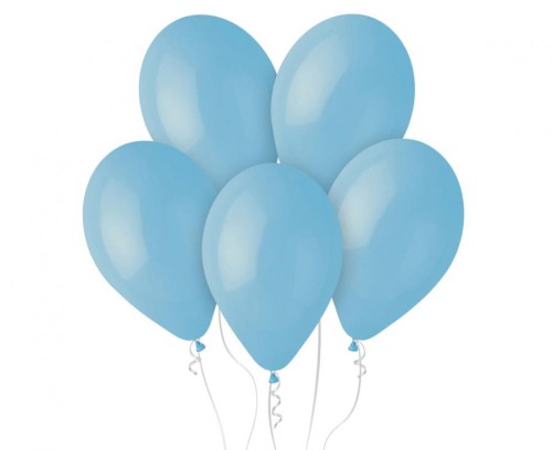 Balony G120 pastel 13" - niebieskie delikatne 72/ 50 szt. (macaron)
