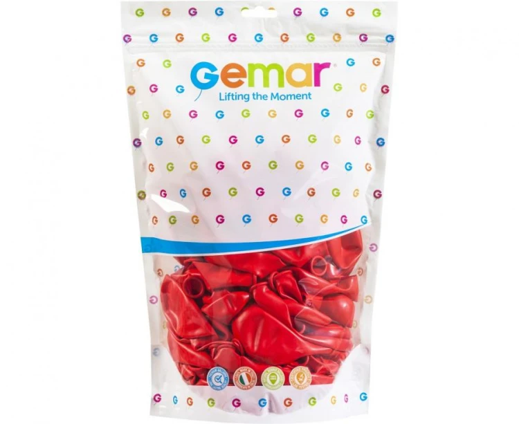 Balony G120 pastel 13" - ciemne czerwone 45/ 50 szt.