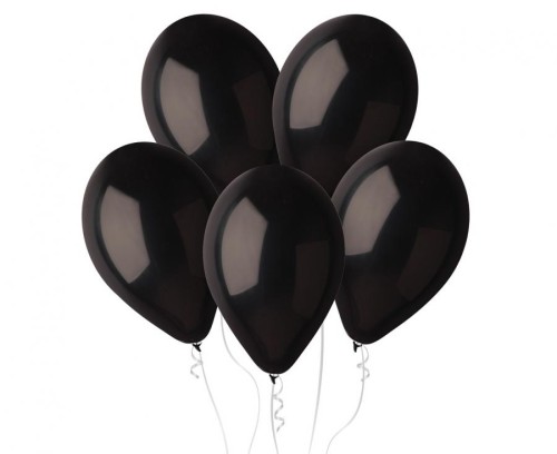 Balony G120 pastel 13" - czarne 14/ 50 szt.