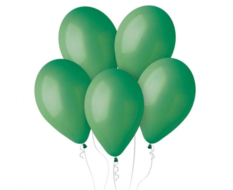 Balony G120 pastel 13" - ciemnozielone 13/ 50 szt.
