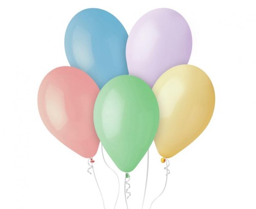 Balony G120 pastel 13" - mix Macaron / 50 szt.