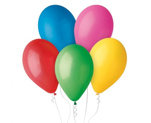 Balony G120 pastel 13" - różnokolorowe 80 / 50 szt.