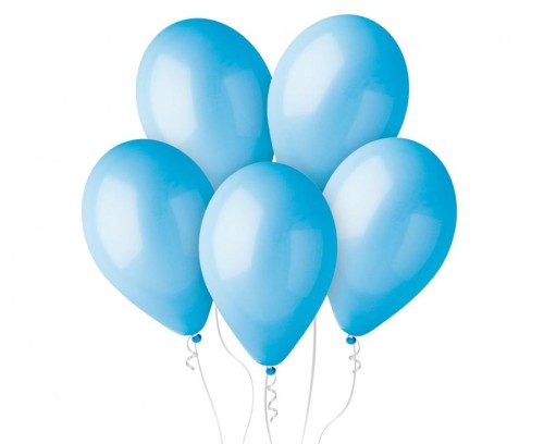 Balony G120 pastel 13" - błękitne 09 / 50 szt.