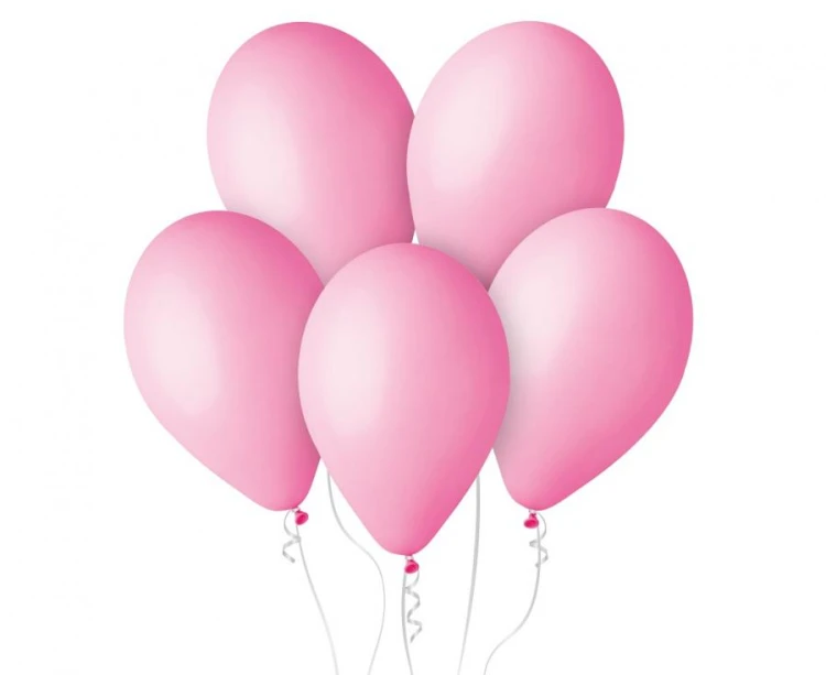 Balony G120 pastel 13" - różowe 06 / 50 szt.