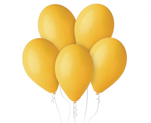 Balony G120 pastel 13" - ciemnożółte 03/ 50 szt.