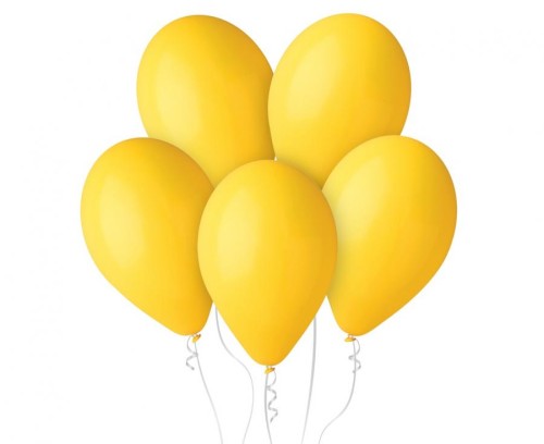 Balony G120 pastel 13" - żółte 02/ 50 szt.