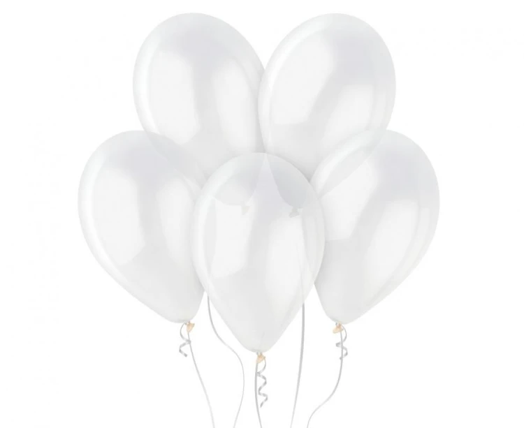 Balony G120 crystal 13" - transparentne 00/ 50 szt.