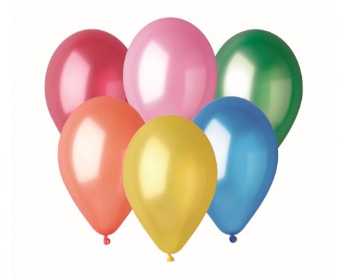 Balony AM80 metal 8" - różnokolorowe 82/ 100 szt.