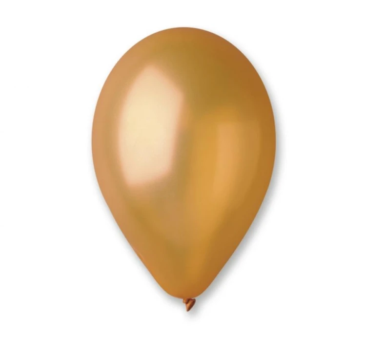 Balony AM80 metal 8" - złote 39/ 100 szt.