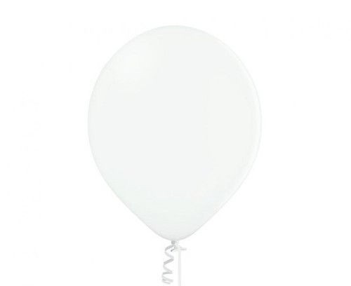 Duże balony pastelowe białe 43cm Belbal - mocne balony na hel 25 szt.