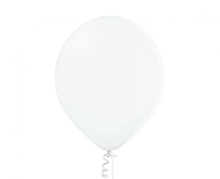 Duże balony pastelowe białe 43cm Belbal - mocne balony na hel 25 szt.