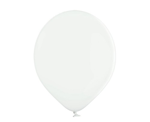 Duże balony pastelowe białe 43cm Belbal - mocne balony na hel 25 szt.