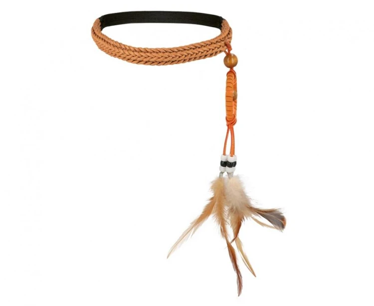 Opaska Indianka Łapacz Snów z Piórami Boho Kostium Przebranie Etno