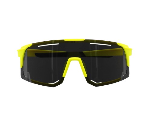 Okulary żółte Disco Party Zouk neonowe Boland - retro okulary imprezowe