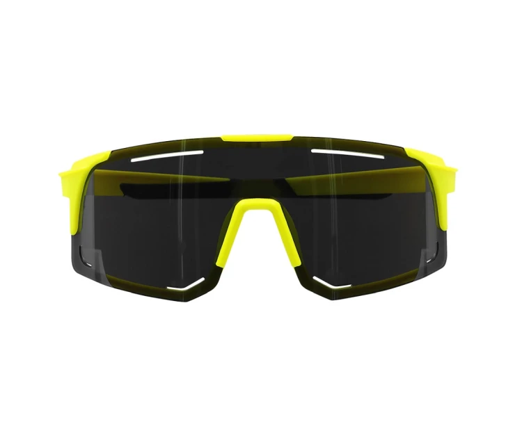 Okulary żółte Disco Party Zouk neonowe Boland - retro okulary imprezowe