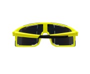 Okulary żółte Disco Party Zouk neonowe Boland - retro okulary imprezowe