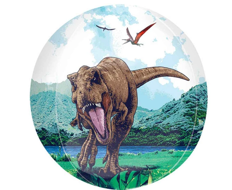 Balon foliowy ORBZ XL Jurassic World: Dominion, 38x 40 cm, licencja
