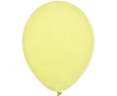 Balony Decomex 9", pastel Yellowish, 100 szt.