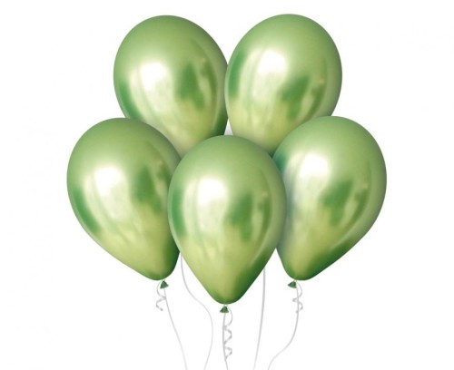 Balony Beauty&Charm, platynowe oliwkowe 18"/ 5 szt.
