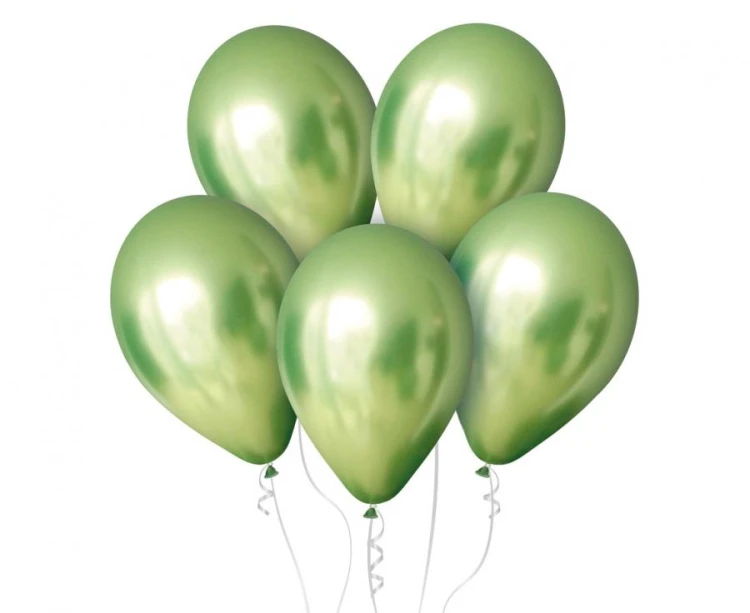 Balony Beauty&Charm, platynowe oliwkowe 18"/ 5 szt.