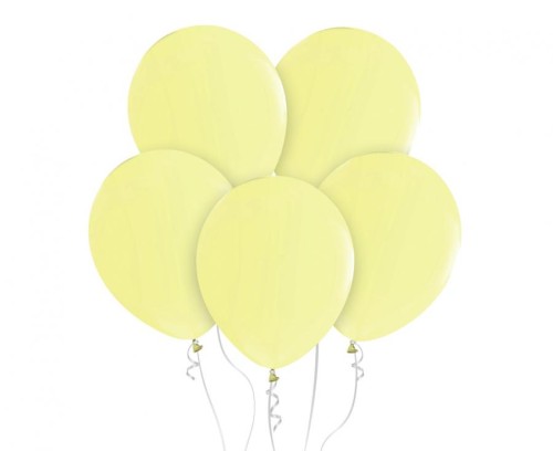 Balony Beauty&Charm, makaronowe waniliowe 12"/ 50 szt.