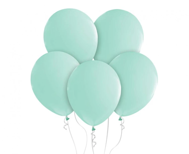 Balony Beauty&Charm, makaronowe zielone 12"/ 50 szt.