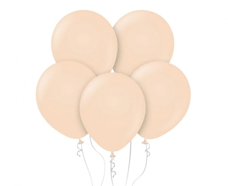 Balony Beauty&Charm, pastelowe cieliste 12"/ 50 szt.