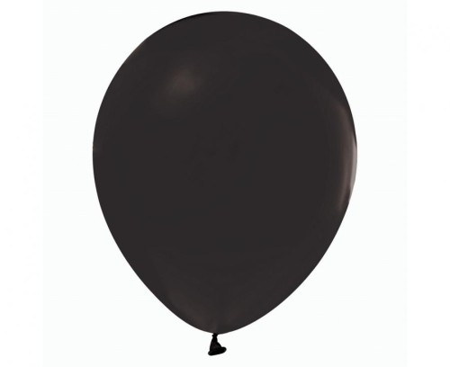 Balony Beauty&Charm, pastelowe czarne 12"/ 50 szt.