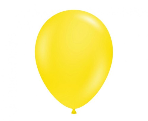 Balony pastelowe żółte Tuftex - duże balony na urodziny 100szt
