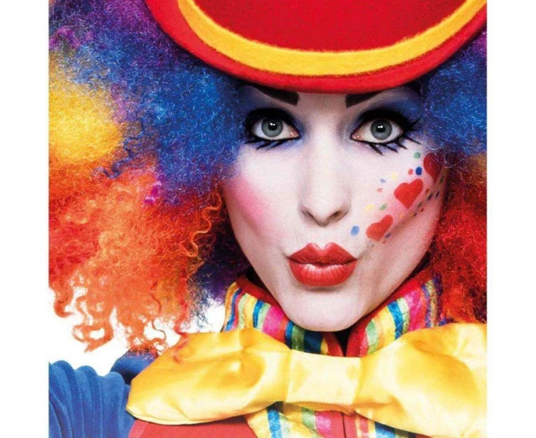 Zestaw farbek do malowania twarzy Klaun Joker - farby charakteryzacja Boland