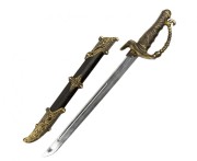 Miecz piracki z pokrowcem 52cm - szabla pirata kordelas Boland