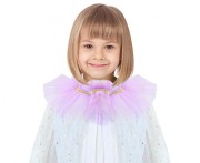 Peleryna ombre dla dzieci w gwiazdki strój wróżki 71cm - tiul Godan