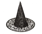 Kapelusz wiedźmy czarownicy Kiara czarny - strój na Halloween Boland