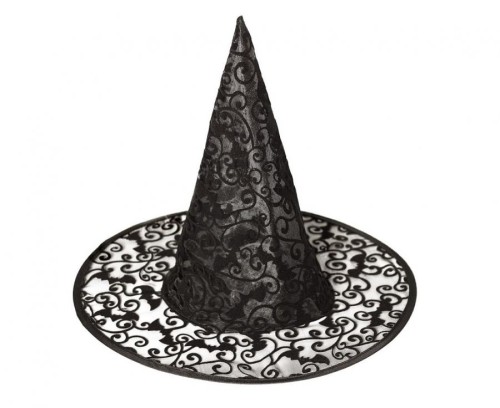 Kapelusz wiedźmy czarownicy Kiara czarny - strój na Halloween Boland