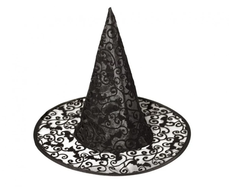 Kapelusz wiedźmy czarownicy Kiara czarny - strój na Halloween Boland