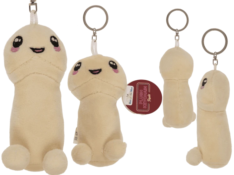 Pluszowy brelok penis - śmieszny gadżet na wieczór panieński  (1).png
