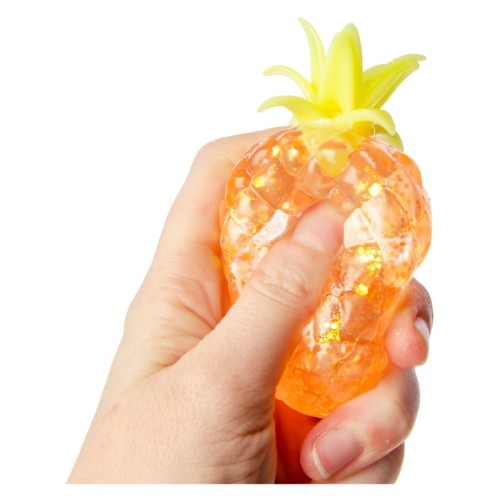 Gniotek antystresowy ananas - Zabawka z brokatem do rąk .jpg