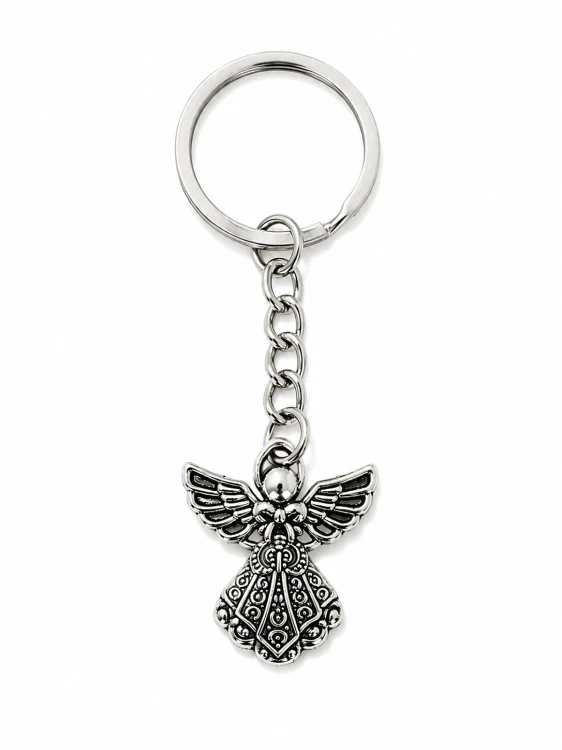 Metalowy brelok anioł stróż do kluczy - elegancki prezent  (1).png